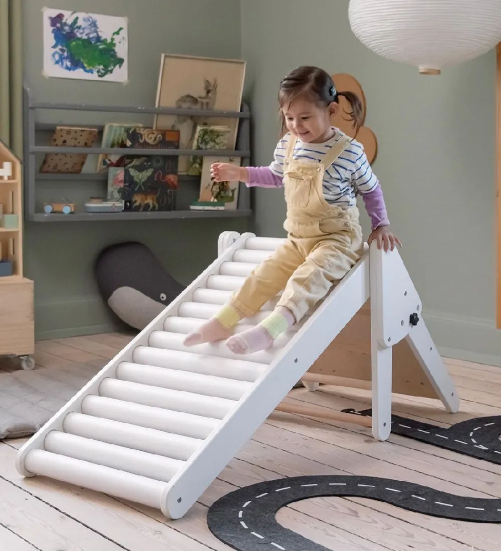 Sebra Motorisk Legetøj>Rullerutsjebane - Hvid