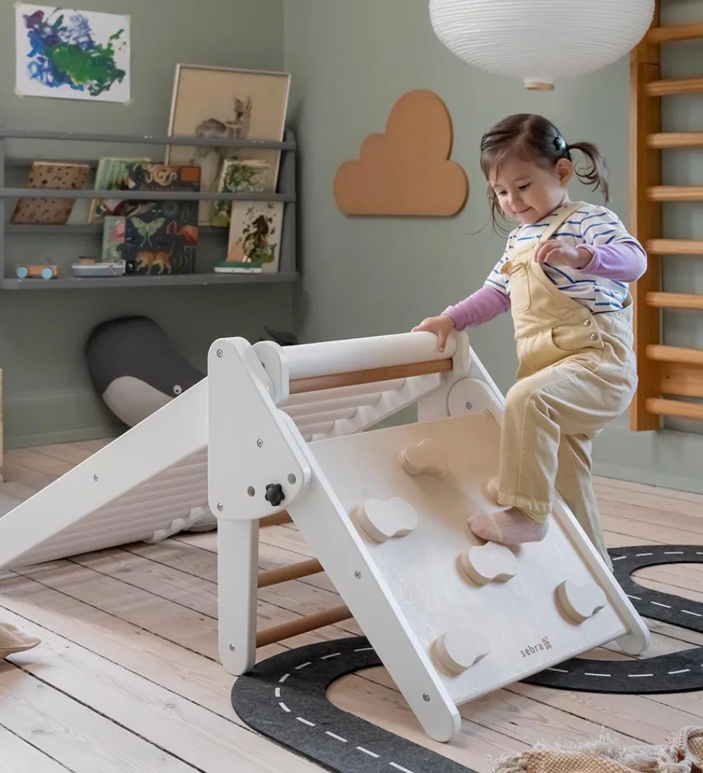 Sebra Motorisk Legetøj>Rullerutsjebane - Hvid