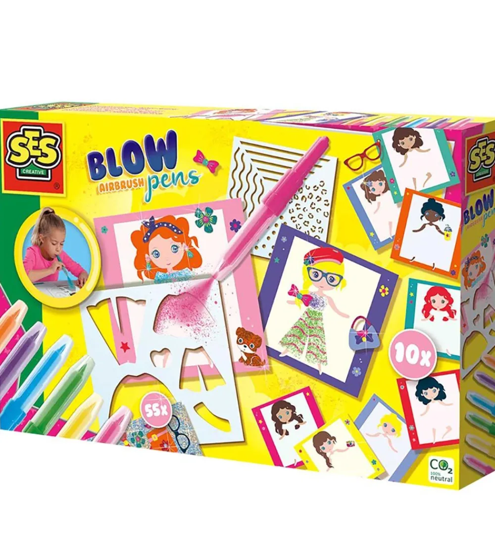 SES Creative Tuscher Og Farver>- Pustetuscher - Fashion Designer