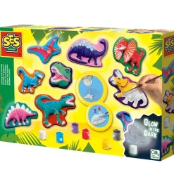 SES Creative Kreasæt>- Støb & Mal - Dinosaurer
