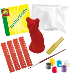SES Creative Kreasæt>- Støb & Mal - Kat