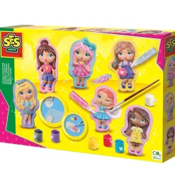 SES Creative Kreasæt>- Støb & Mal - Modedesigner