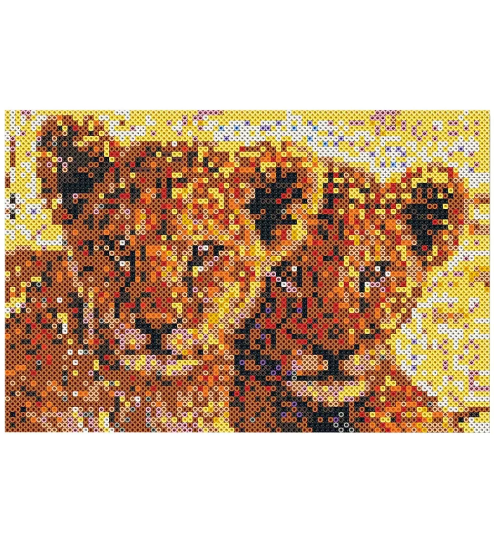 SES Creative Perler>- Strygeperlesæt - 7.000 stk. - Løveunger