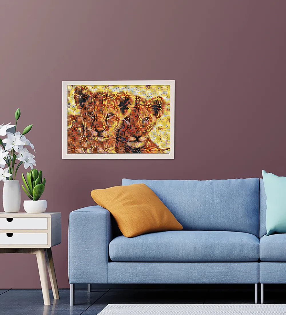 SES Creative Perler>- Strygeperlesæt - 7.000 stk. - Løveunger