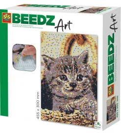 SES Creative Perler>- Strygeperlesæt - 7.000 stk - Kat