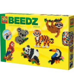 SES Creative Perler>Beedz Perlesæt - 2400 stk - Junglen
