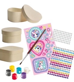 SES Creative Kreativ Leg|Kreasæt>Diamantmosaik - Smykkeskrin med Enhjørning