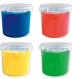 SES Creative Kreasæt>Fingermaling - 4x110ml - Primærfarver