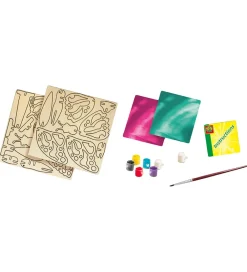 SES Creative Kreasæt>Kreasæt - Dekorer Sommerfugle I Træ