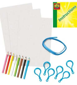 SES Creative Kreativ Leg|Kreasæt>Kreasæt - Krympeplast - Dinosaur Nøgleringe