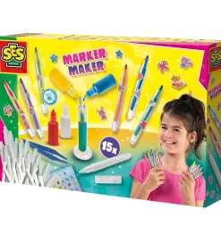 SES Creative Kreativ Leg|Tuscher Og Farver>Kreasæt - Lav Dine Egne Tusser - 15 Farver