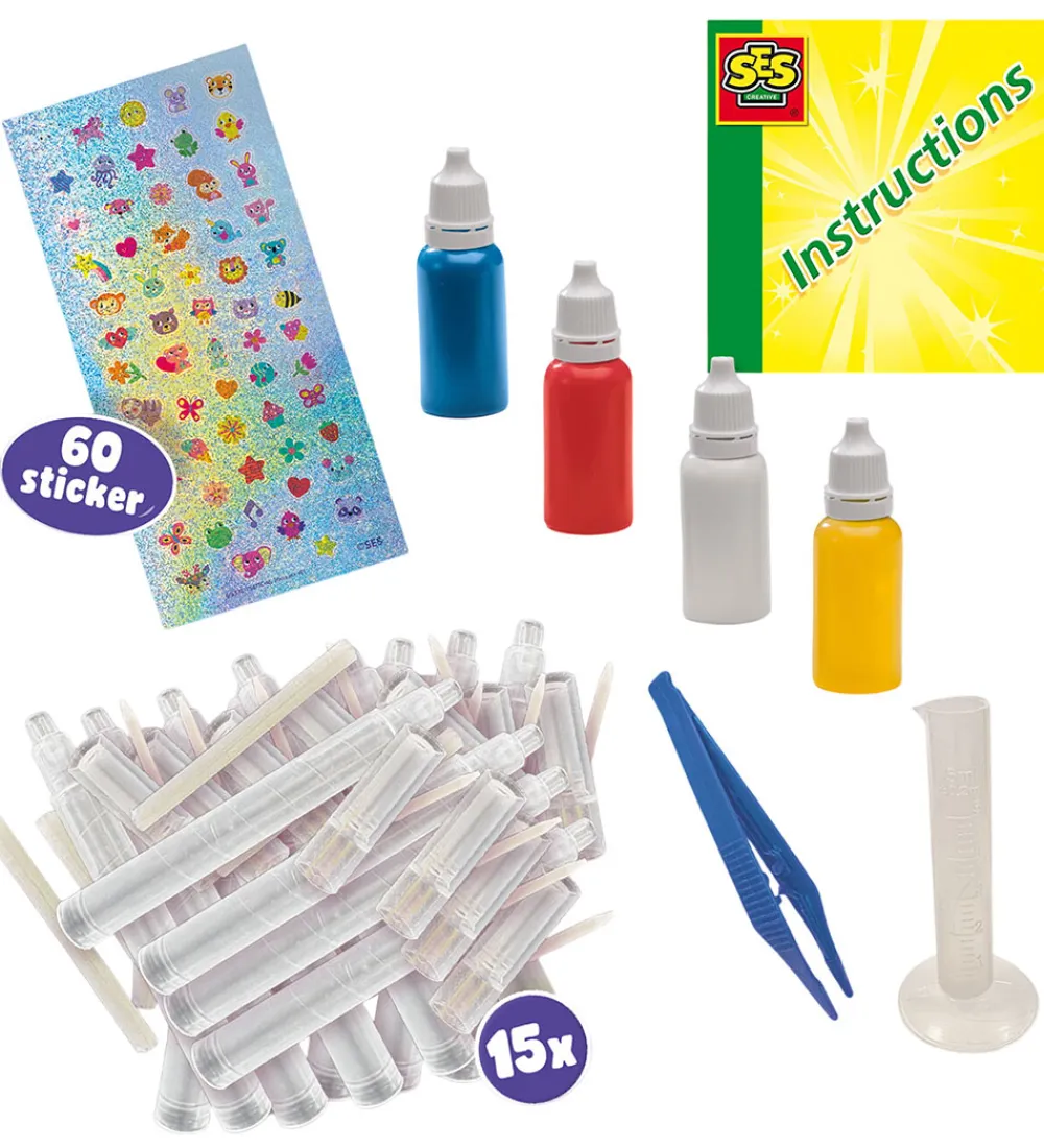 SES Creative Kreativ Leg|Tuscher Og Farver>Kreasæt - Lav Dine Egne Tusser - 15 Farver