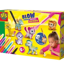 SES Creative Kreativ Leg|Tuscher Og Farver>Kreasæt - Pustetuscher - Safari