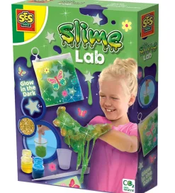 SES Creative Slim>Kreasæt - Slimlaboratorie - Selvlysende