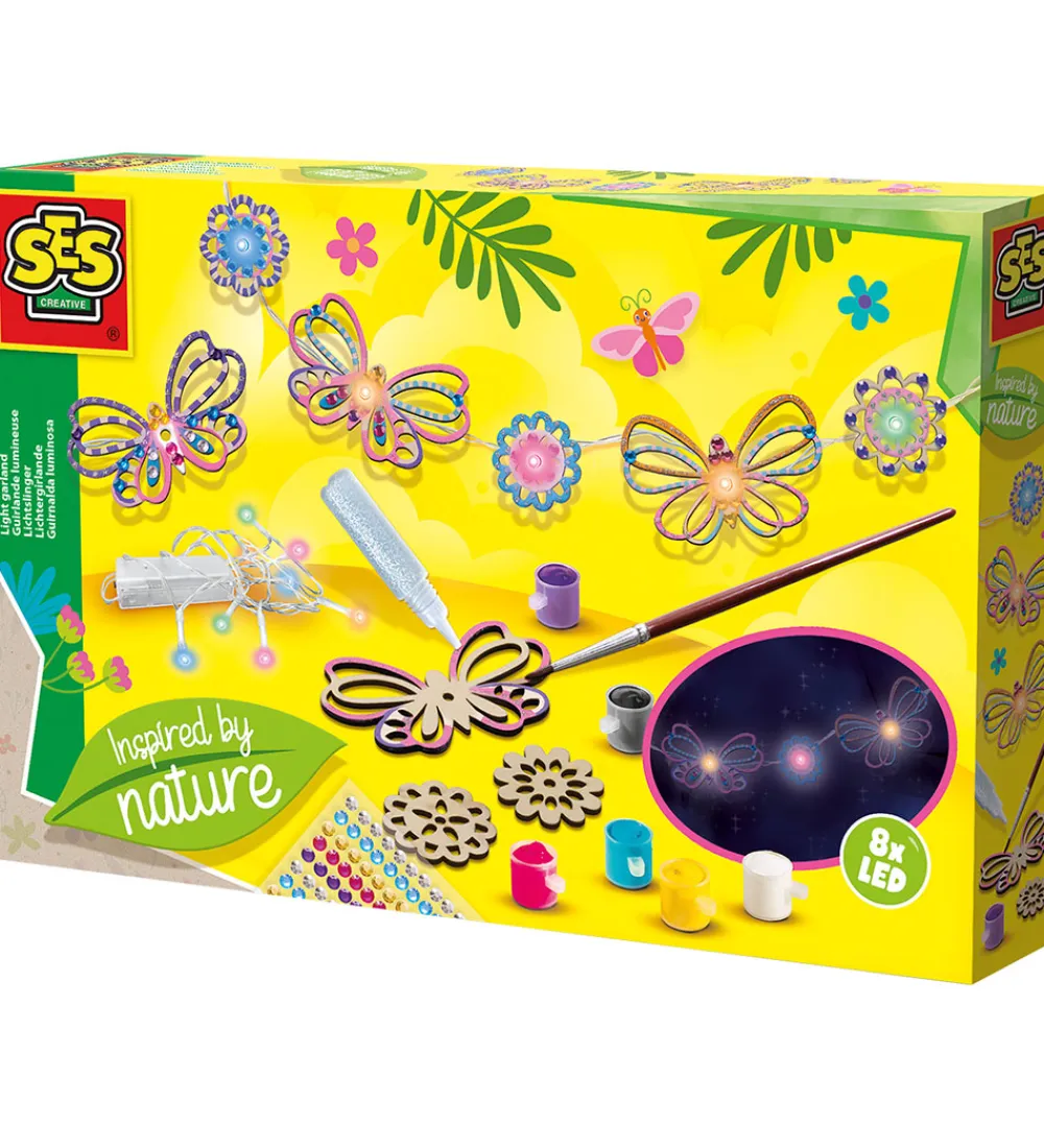 SES Creative Kreativ Leg|Kreasæt>Lyskæde - Naturdesign