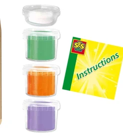 SES Creative Modellervoks>Modellervoks - 3x90gr/1x40g - FunDo Dinosaurer