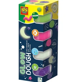 SES Creative Modellervoks>Modellervoks - 4x90g - Silkeblød Selvlysende