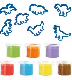 SES Creative Kreativ Leg|Modellervoks>Modellervoks - Dino Megasæt med Udstikkere