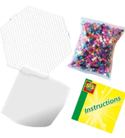 SES Creative Perler>Perler - Strygeperler - 1600 stk - Prinsesser Og Kæ