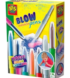 SES Creative Tuscher Og Farver>Pustetuscher - 7 Stk. - Trylletuscher