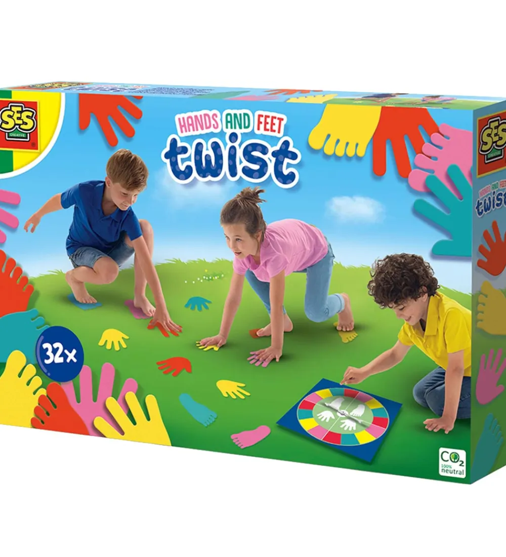 SES Creative Spil>Spil - Twist m. Hænder Og Fødder