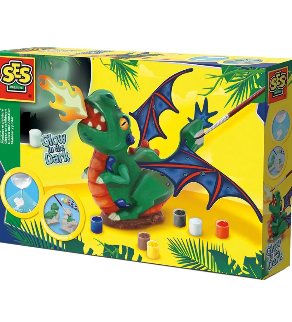 SES Creative Kreasæt>Støb & Mal - Drage