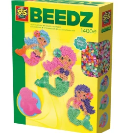 SES Creative Perler>Strygeperlesæt - 1400 stk - Havfrue