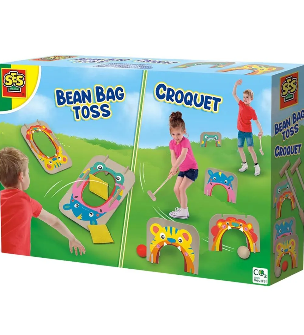 SES Creative Spil>Udendørsspil - Kroket Og Bønneposekast