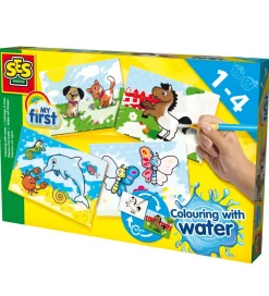 SES Creative Maling>Vandfarver - Min Første Vandfarvelade