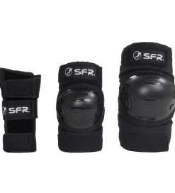SFR Rulleskøjter>Beskyttelsessæt - Youth Ramp Triple Pad Set - Sort