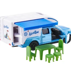 Siku Biler, Tog Og Køretøjer>Bil - Ford m. Pick-Up Camper