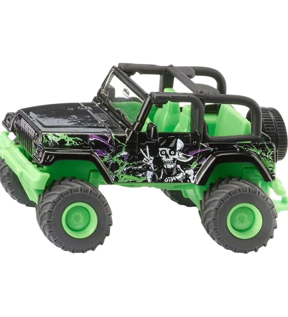 Siku Biler, Tog Og Køretøjer>Bil - Jeep Big Wheel - Sort/Grøn