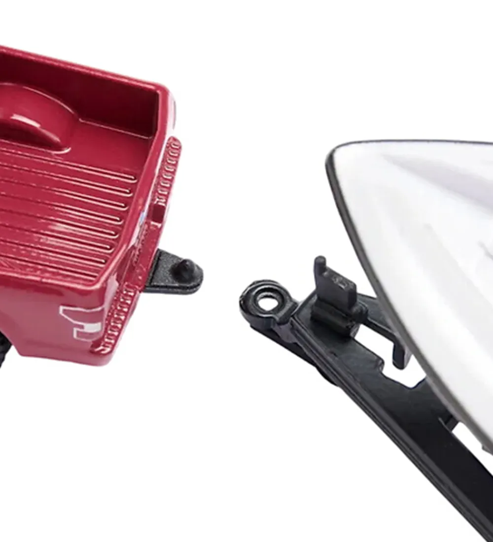 Siku Biler, Tog Og Køretøjer>Bil m. Båd - Ford F150 m. Motorbåd - 1:55 - Rød/Hvid