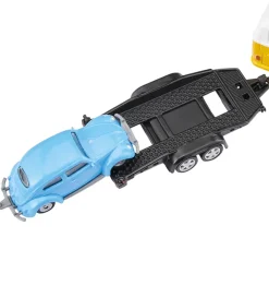 Siku Biler, Tog Og Køretøjer>Bil m. Trailer - VW T1 m. Trailer & VW Beetle - 1:50