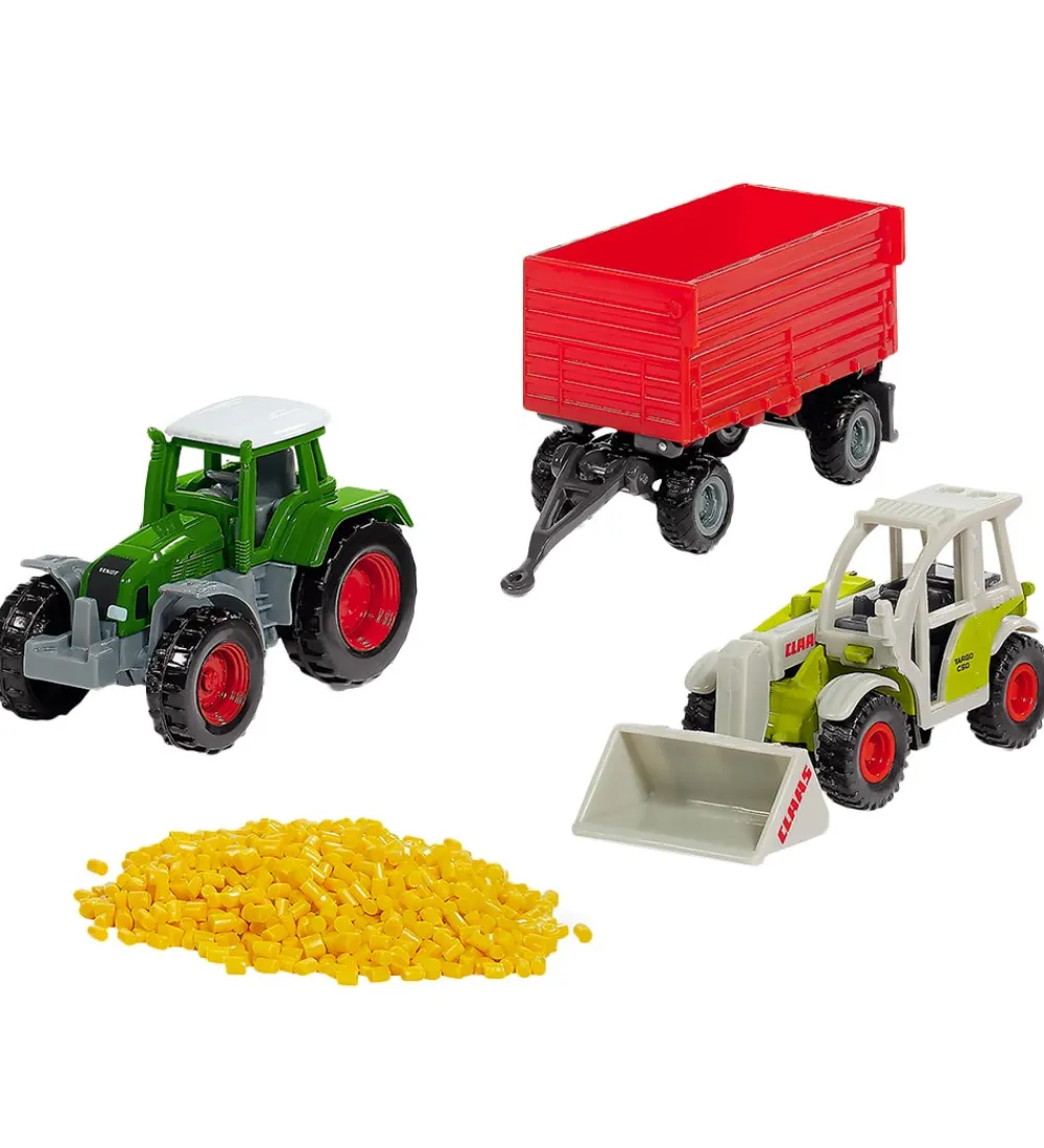 Siku Traktorer>Gavesæt - 4 Dele - 8 cm - Landbrug