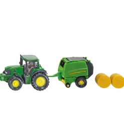 Siku Traktorer>Traktor - JD Traktor m. Round Baler