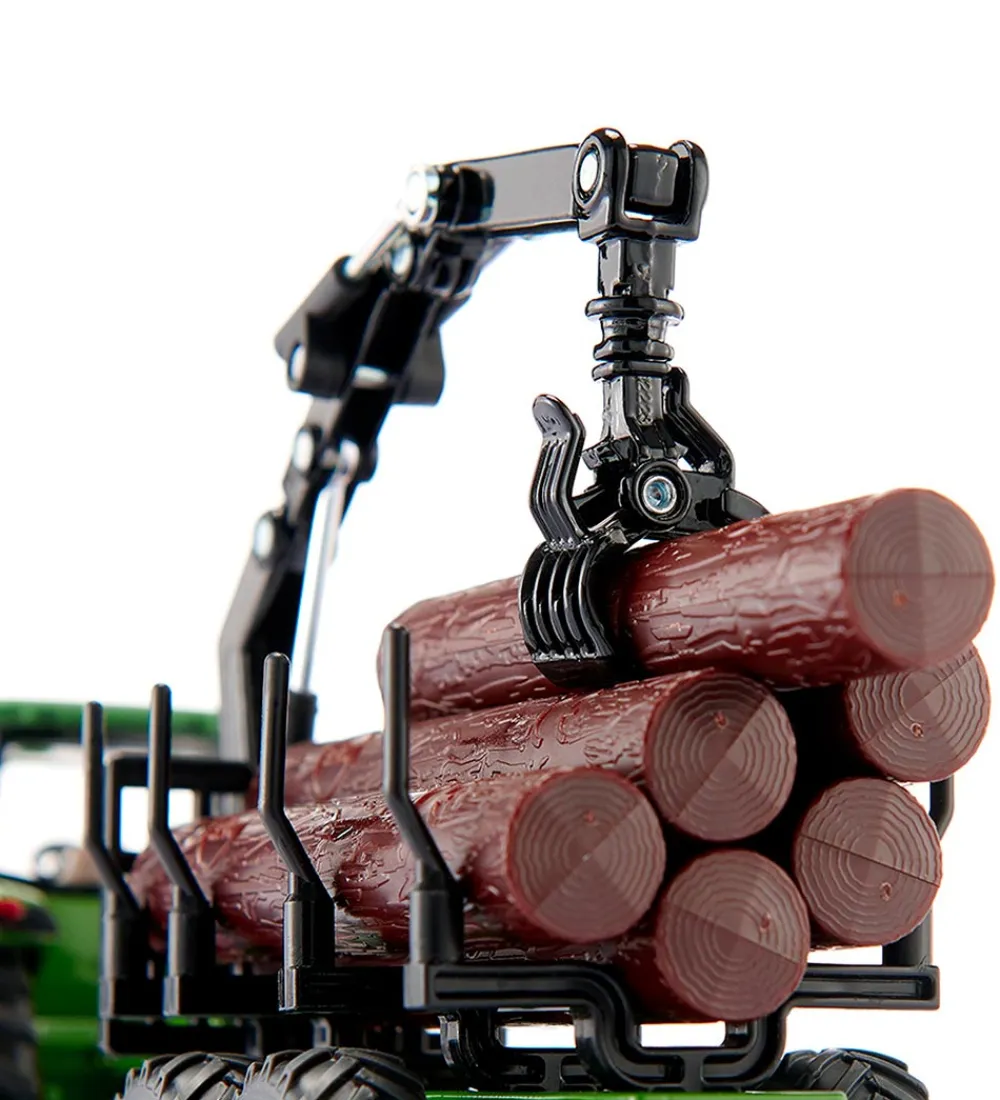 Siku Traktorer>Traktor m. Skovbrugstrailer - John Deere 8430 - 1:50 - Grøn