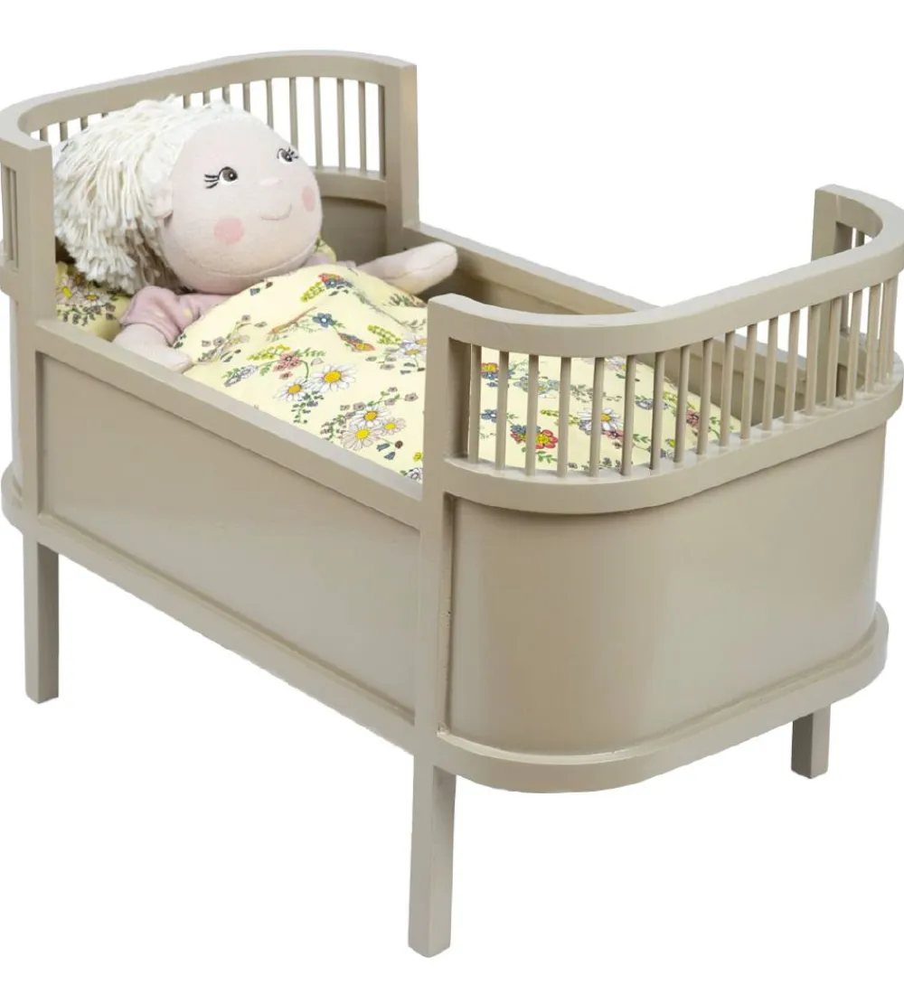 Smallstuff Trælegetøj>Dukkeseng m. Madras - Rosaline - Sandy