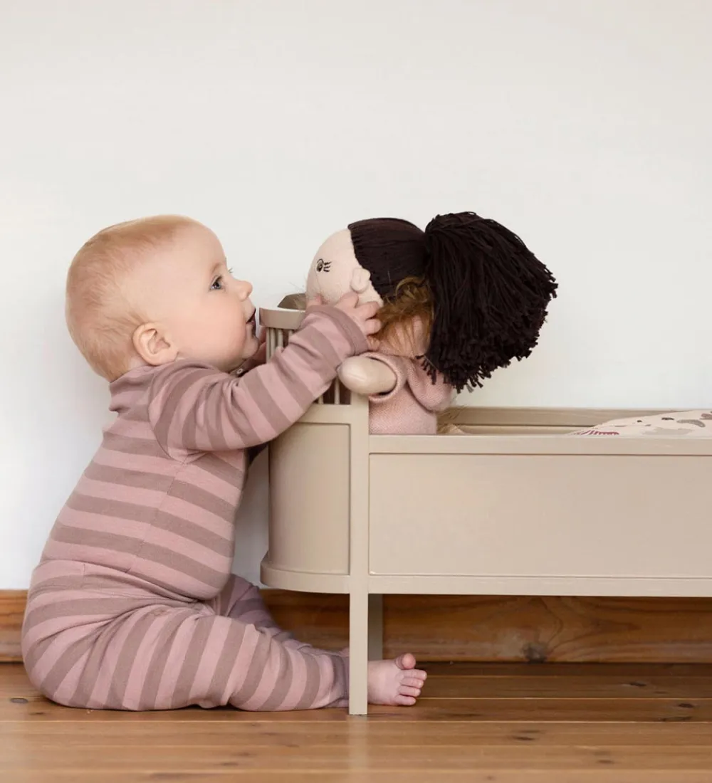 Smallstuff Trælegetøj>Dukkeseng m. Madras - Rosaline - Sandy