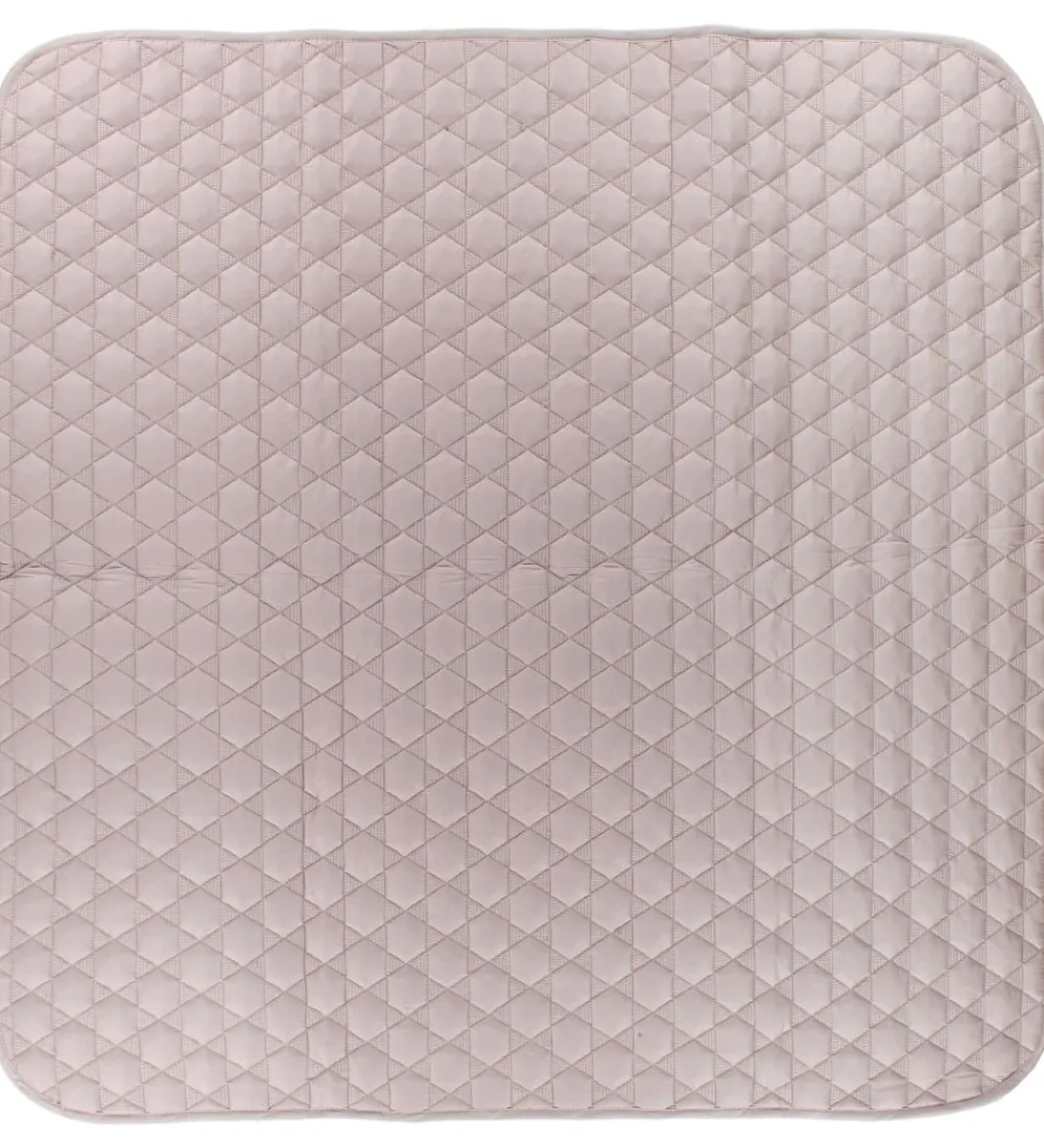 Smallstuff Legetæpper Og Legegulve>Legetæppe - 100x100 - Quiltet Pudder m. Stjerner