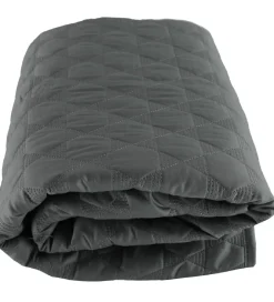 Smallstuff Legetæpper Og Legegulve>Legetæppe - 100x100 - Quiltet Koksgrå m. Stjerner