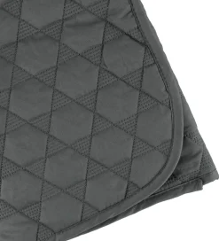 Smallstuff Legetæpper Og Legegulve>Legetæppe - 100x100 - Quiltet Koksgrå m. Stjerner