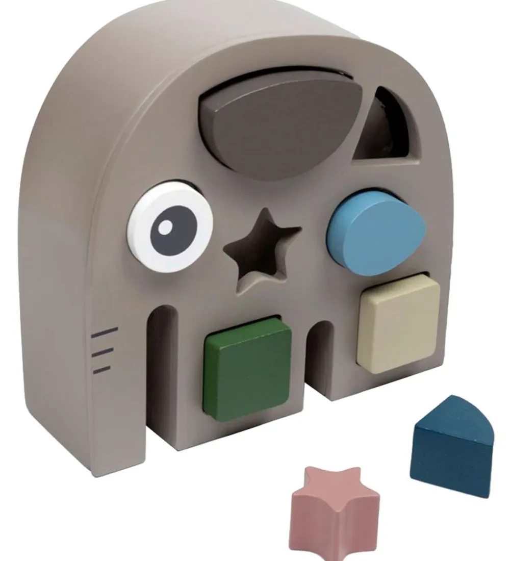 Smallstuff Puttekasser|Aktivitetslegetøj>Puttekasse - Elephant - Nature