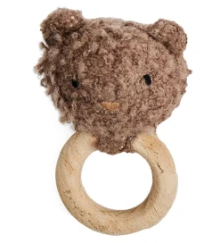 Smallstuff Gribelegetøj>Rangle - Bear - Uld - Rose Brown