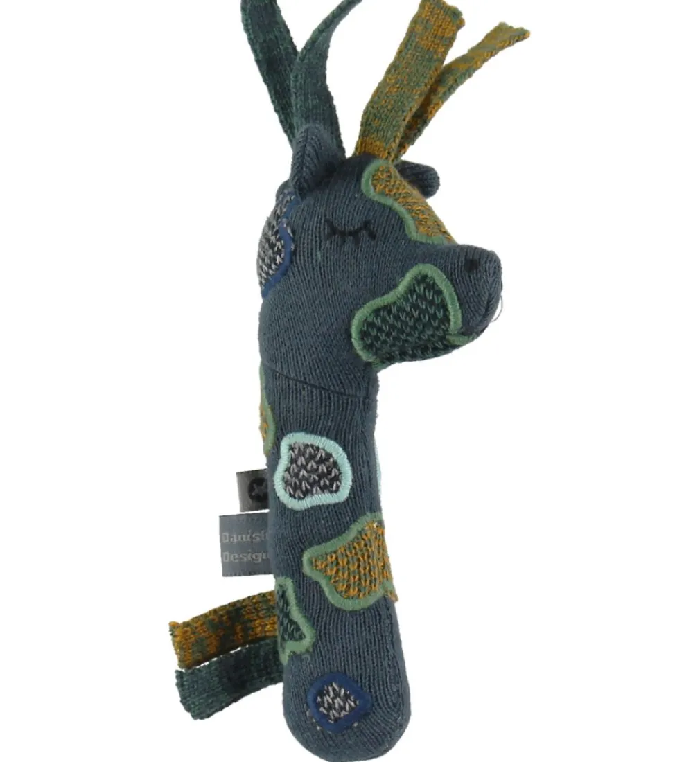 Smallstuff Gribelegetøj>Rangle - Giraf - Blå