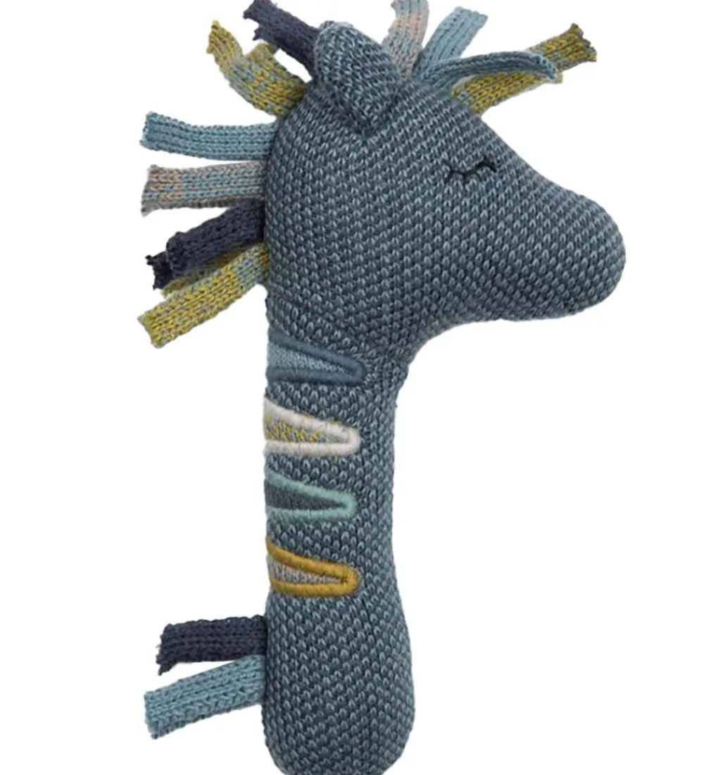 Smallstuff Gribelegetøj>Rangle - Zebra - Blå