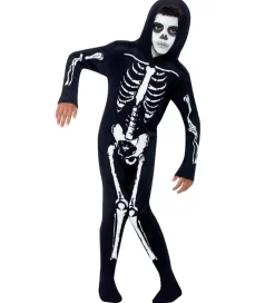Smiffys Udklædningstøj>Udklædning - Skeleton - Sort/Hvid