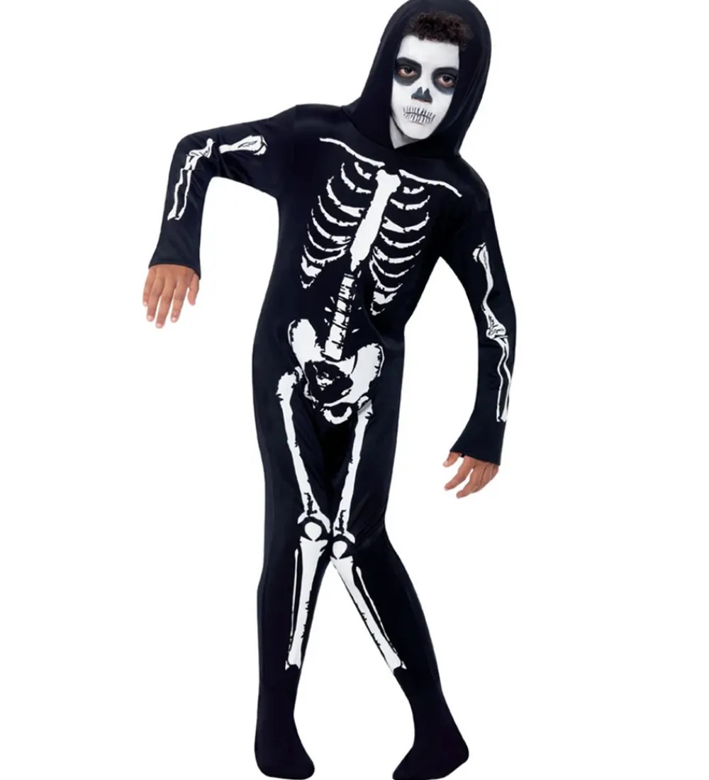 Smiffys Udklædningstøj>Udklædning - Skeleton - Sort/Hvid