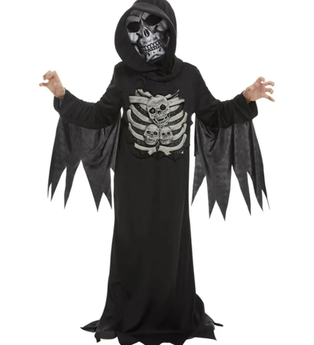 Smiffys Udklædningstøj>Udklædning - Skeleton Reaper - Sort