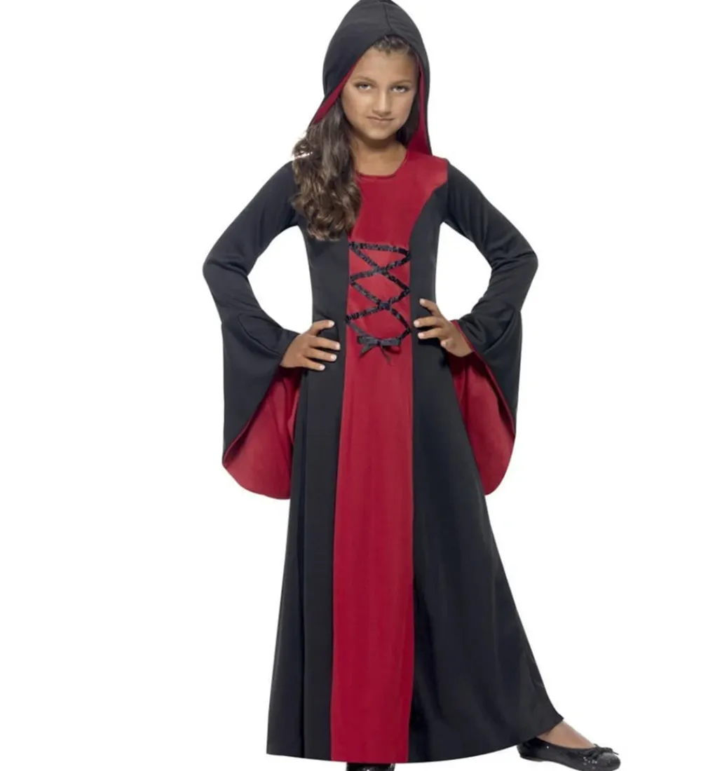 Smiffys Udklædningstøj|Rolleleg>Udklædning - Vamp - Rød/Sort